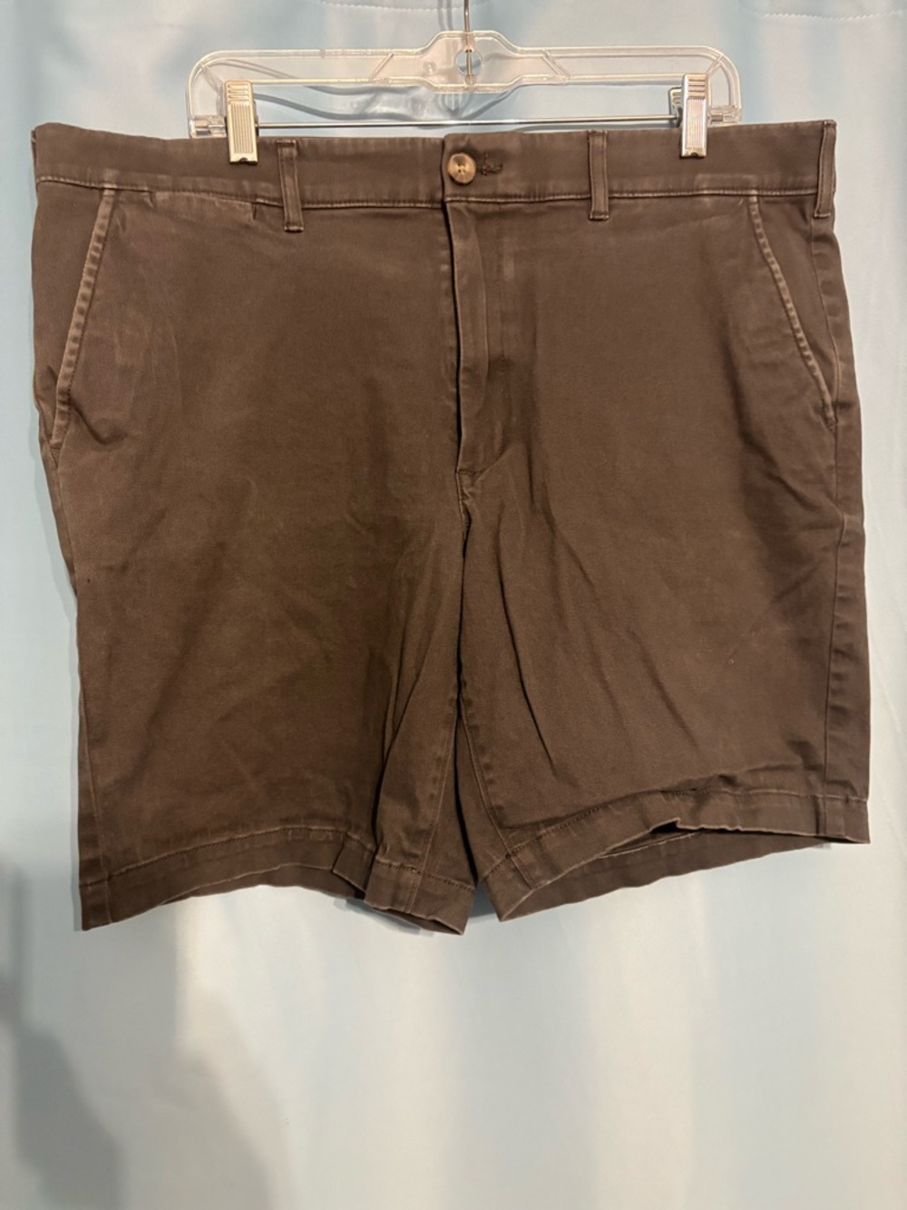 Men’s 9” Flexwear Flat Front Short - Charcoal Gray
